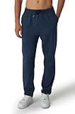ROSS CAMP Pantalon de Sport Homme - Pantalons de Jogging Hommes - Sport Hommes Longs Coton, Loisirs Pantalon d'entraînement, Survêtement Joggers Moderne (Bleu Marine, L)