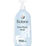 BIOLANE - Eau Pure H2O - Nouveau Packaging - Nettoyant Pour Le Visage, Corps Et Siège Du Bébé - Sans rinçage - 1 flacon pompe 750ml - Fabriqué en France