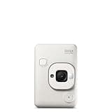 Appareil Photo instantané Hybrid INSTAX Mini LiPlay Misty White avec écran LCD arrière de 2,7 Pouces, Emplacement pour Carte Micro SD, Chargement USB Type-c, Film Vendu séparément
