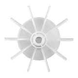 Pale de Ventilateur de compresseur d'air, Petite Pale de Ventilateur de Moteur en Ligne directe de Type D pour Arbre de 14 mm et diamètre extérieur de 135 mm