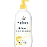 BIOLANE – Liniment oleo calcaire Bébé – Nettoyant sans rinçage – 98% Origine naturelle – Peaux Sensibles - Nettoie et protège le siège de bébé – 700ml – Fabriqué en France
