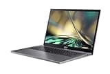 Acer Aspire 3 A317-55P-C8DB, Ordinateur Portable 17.3" Full HD IPS, PC Portable (Intel Processeur Celeron N100, Ram 4Go, SSD 128Go, Intel UHD Graphics, Windows 11 Famille) Clavier AZERTY, Laptop Gris