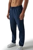 ROSS CAMP Pantalon de Sport Homme - Pantalons de Jogging Hommes - Sport Hommes Longs Coton, Loisirs Pantalon d'entraînement, Survêtement Joggers Moderne (Bleu Marine, L)