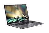 Acer Aspire 3 A317-55P-C8DB, Ordinateur Portable 17.3" Full HD IPS, PC Portable (Intel Processeur Celeron N100, Ram 4Go, SSD 128Go, Intel UHD Graphics, Windows 11 Famille) Clavier AZERTY, Laptop Gris