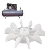 Pale de Ventilateur de compresseur d'air, Petite Pale de Ventilateur de Moteur en Ligne directe de Type D pour Arbre de 14 mm et diamètre extérieur de 135 mm