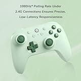 8BitDo Ultimate 2C Manette Sans Fil pour PC Windows et Android, Taux de Sondage de 1000Hz, Joysticks à Effet Hall et Déclencheurs Hall, Pare-chocs L4/R4 Remappables, Fonction Turbo (Vert)
