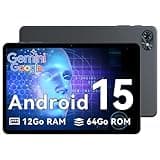TABWEE T80 Android 15 Tablette Tactile - 12 Go+ 64 Go(2To TF), Unisoc T310,10 Pouces, 6000 mAh, 5 MP+2 MP, Gemini AI, 5G WiFi, GPS (2 Ans de Garantie)