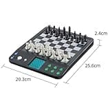 Vituord Échiquier Électronique, Jeu D'échecs Interactif Homme-Machine Intelligent, avec Pièces Magnétiques, Écran LCD - Affichage De La Position des Pièces