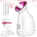 Vapeur Visage Vaporisateur Wolady Sauna Spa Facial Chaude Nano Ionique Visage Steamer Humidificateur Appareil Outils Nettoyage Pores Comedon Ponit Noir Soins Personnels De Peau (Blanc-1)