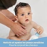 BIOLANE - Gel douche bebe corps et cheveux 2 en 1 - 750ml - 97% Origine Naturelle - Doux - Peaux Sensibles - Fabriqué en France