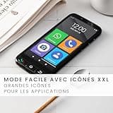 SPC ZEUS 4G Pro + Coque – Smartphone pour Seniors 4G, Mode Facile avec Grandes icônes, Bouton SOS, Configuration à Distance, Boutons physiques, 64Go de ROM, caméra 13MP, Android 11, Socle de Charge