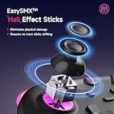 EasySMX X05 Manettes PC Sans Fil Rechargeable avec RGB/Vibration/Hall Joystick/Hall Trigger, Manette PC Bluetooth pour Gamer/Switch/Mobile/Android/iOS/Android TV Box, 750 mAh, Noir