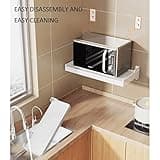 XBDLYQBD Étagère Mural Mur Murale pour Four à Micro-Ondes de Solution Rangement Cuisine Peu encombrante | Four électrique Support casseroles Convient et Accessoire