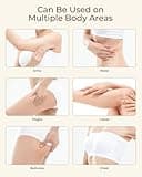 CARER BEAUTY 6 en 1 Appareil de Cavitation Massage Anti-Cellulite avec Ultrasons RF EMS Lumière Rouge et Bleue Vibration pour Réduction de la Cellulite et Raffermissement de la Peau