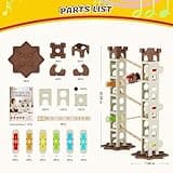 fygurso Blocs de Construction de Parcours de Billes musicaux avec 9 Pistes Musicales, Jouet STEM avec Parcours de Billes Musical, Jouet pour Enfants de 6 à 12 Ans, Cadeau pour garçons et Filles