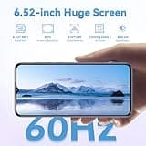 OUKITEL C57S Téléphone Portable Débloqué 2024-8Go(2+6)+64Go/1To Smartphone Pas Cher, Écran 6.52", Batterie 4300mAh, 13MP, Octa Core, Android 14 Smartphone Débloqué 4G Dual SIM/Face ID/GPS/- Noir