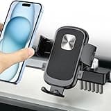 Dosvsi Tesla Model Y/ 3 Support Telephone Grille d'aération, [Ultra-Stable] Porte Téléphone pour Tesla, 360° Rotation et Un Bouton de Libération, per iPhone 15 Pro Max 14 13 12 et 4.7-7.2" Smartphone