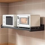 XBDLYQBD Étagère Mural Mur Murale pour Four à Micro-Ondes de Solution Rangement Cuisine Peu encombrante | Four électrique Support casseroles Convient et Accessoire