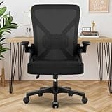 Airchros Fauteuil de Bureau, Chaise de Bureau avec Support Lombaire Ajustable 6 cm, Chaise Ergonomique 150kg, Siege Bureau avec Accoudoirs Pliables