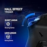 FIEHDU ManbaOne Contrôleur de jeu interactif à écran pour PC/Switch/iOS/Android/Steam Deck 1800 mAh avec LED, boutons de cartographie, station de charge (noir)