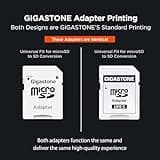 Gigastone Carte Mémoire 128Go Lot de 5 Cartes Gaming Plus Série, Vitesse de Lecture allant jusqu'à 95 Mo/s. A1 U3 V30 Carte Micro SDXC pour Switch Canon Nikon GoPro Caméra Android avec Adaptateur SD.