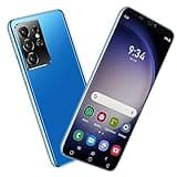 McMgc S21U Téléphone Portable, 5.0 Pouces IPS Écran, 16GB ROM 128GB Extensible, Android 9.0, Dual SIM Dual Camera 3G Téléphone Pas Cher (S21U-Blue)
