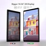 PIXPEAK 2K Tablette 10,36 Pouces, 4G LTE+5G WiFi, 36GB RAM+256GB ROM (2TB TF), Android 14 Tabletta PC, Octa-Core 2.0 GHz, 2000 * 1200, 8000mAh, 13MP+8MP, GPS, Tablette avec Clavier ect (Gris)