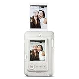 Appareil Photo instantané Hybrid INSTAX Mini LiPlay Misty White avec écran LCD arrière de 2,7 Pouces, Emplacement pour Carte Micro SD, Chargement USB Type-c, Film Vendu séparément