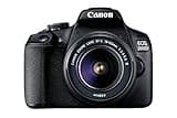 Canon EOS 2000d | Appareil Photo Réflex + (APS-C, 24.1 MP, WiFi, Full HD) + Objectif EF-S 18-55mm f/3,5-5,6 DC III, Noir