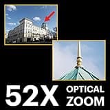 KODAK Pixpro AZ528 - Appareil Photo Bridge Numérique 16 Mpixels, Zoom Optique 52X, Stabilisateur Optique, Ecran LCD 3 pouces, Vidéo Full HD 1080p, Batterie au Li-ion - Bleu Nuit