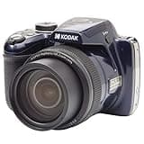 KODAK Pixpro AZ528 - Appareil Photo Bridge Numérique 16 Mpixels, Zoom Optique 52X, Stabilisateur Optique, Ecran LCD 3 pouces, Vidéo Full HD 1080p, Batterie au Li-ion - Bleu Nuit