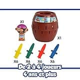 TOMY Officiel - Pic Pirate Jeux de Société pour Enfants, Jouet pour Noël,Jouet Enfant 4 Ans, Jeu Rigolo pour Groupes, Cadeau Anniversaire Idéal, Jeux 4 Ans+