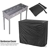 Agatige Couverture de Gril de Barbecue, Housse D'extérieur Pour Barbecue Couvercle Protection Contre Le Vent De Gril à Gaz Lourd Protecteur BBQ Couverture Grill Anti-Vent/Anti-UV L145 x L 61 x H 117cm