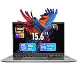 unbholkk Ordinateur Portable 15,6 Pouces, 16 Go RAM 512 Go SSD, Celeron 5205U 5000mAh Grande Batterie Touch ID PC Portable Écran IPS Laptop Win 11 avec WiFi5 BT USB3.0 pour Bureau Étudiant Loisir