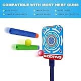 Cible pour Nerf avec Pistolet Enfant, Cible Electrique de Tir Automatique avec 20 Flechette Jouet Garçon Fille 3 4 5 6 7 8 9 10 Ans Cadeau Noel Anniversaire Paques Jeux Balster Gun Toy