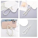 MUNSKT 4 pcs accessoires de téléphone portable, pendentif de perle pour les femmes, pendentif de chaîne de perles mignon, cadeau pour les femmes