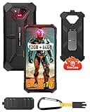 Ulefone 12Go+64Go Téléphones Portable Incassable Armor X13, 6,52Pouces, Android 14, 50MP+24MP Nocturne Vision, 6320mAh, Antichoc Étanche Smartphone Pas Cher 4G Dual Nano SIM/NFC/Téléphone Étanche-Noir