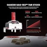 GameSir Cyclone 2 Multiplatform Wireless Controller- TMR Electromagnetic Joysticks&Hall Effect Switch triggers,6-axis Gyro Gaming Controller for Switch/PC/iOS/Android/Steam (Shadow Black Bundle)