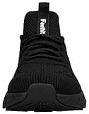 Feethit Baskets et Chaussures de Sport Homme Tennis Respirant Légères et Confortables de la Mode de Marche Fitness Running Outdoor Gym Jogging Sneakers Hommes Le Noir 43 EU