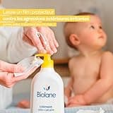 BIOLANE – Liniment oleo calcaire Bébé – Nettoyant sans rinçage – 98% Origine naturelle – Peaux Sensibles - Nettoie et protège le siège de bébé – 700ml – Fabriqué en France