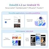 Blackview Wave 9C Telephone Portable Pas Cher avec Coque 360° Rotatif 12Go+64Go / 2To TF, 6,56" IP54 Android 15 Smartphone Débloqué 4G Dual SIM, 5000mAh 13MP Téléphone 4G, GPS,OTG, 2 Ans Garantie