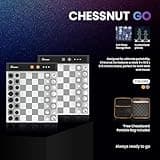 Chessnut Go Ultimate - Échiquier électronique Portable avec Identification complète des Personnages et Forte adhérence magnétique - Taille Parfaite pour Le Bureau ou Les Voyages (Orange)
