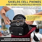 Mission Darkness Faraday Belt Bag. Durable Fanny Pack Travel Sling with RF Shielding Liner. Signal Blocking, Anti-Tracking, Data Privacy, Mobile Device Security. Fits Cell Phones + Accessories