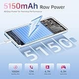 OUKITEL C1 Smartphone Pas Cher Android 15, 16(4+12)Go +128Go(TF 1TB) Telephone Portable Pas Cher, 6.52" HD+ Écran, 5150mAh Telephone, 13MP+5MP Téléphone Gaming, Triple 4G SIM/GPS/Fingerprint/OTG/3.5mm