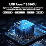 Ekonavi 15,6 Pouces Ordinateur Portable 2 en 1, AMD Ryzen 3 3200U Laptop 16 Go de RAM SSD de 512 Go PC Portable, écran 1920 x 1080, avec RJ45, Type-C, USB 3.0 Ordinateur Portable Ultra-étroit