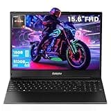 Azeyou Ordinateur Portable 15,6" FHD IPS pour Entreprises/Étudiants, Processeur AMD Ryzen 3 3200U, 16GB RAM, 512GB SSD, Wi-FI 5G, BT5.0, OS 11 Pro, HDMI, USB-C, Lecteur SD, Pavé Numérique, Webcam