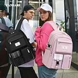 FANDARE Décontractée Sac à Dos Scolaire Collège Cartables Fille Garçons Sac d'école pour 15.6 Pouce Laptop Sacs Scolaires Casual Daypacks pour Université Outdoor Voyage Travail Noir