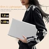 Celeron N5095 Ordinateur portable Win 11 Pro de 15,6 po pour étudiants et entreprises, ordinateurs portables 8 + 512 Go avec reconnaissance d'empreintes digitales, écran FHD, Wi-Fi, BT, ordinateurs