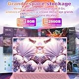 Ordinateur Portable 14'' Celeron N5095 (jusqu'à 2,9 GHz) 8Go RAM 256Go SSD Soutien Extension 1TB(TF 512Go)1920x1200 Quad Core PC Portable Win11 Laptop 5G WIFI Mini HDMI AZERTY Clavier Couverture-Rose