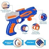 Cible pour Nerf avec Pistolet Enfant, Cible Electrique de Tir Automatique avec 20 Flechette Jouet Garçon Fille 3 4 5 6 7 8 9 10 Ans Cadeau Noel Anniversaire Paques Jeux Balster Gun Toy